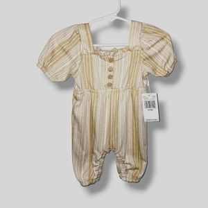 Jessica Simpson Baby Girls One Piece Short Sleeve Romper Jumpsuit